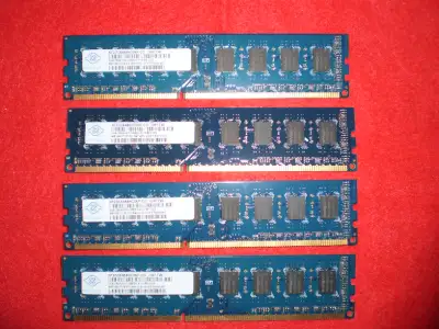Nanya NT2GC64B8HC0NF-CG 2GB DDR3 Desktop RAM, 4 8Gb (4x2Gb) ALL 4 for $40