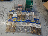 Assorted rivets and rivet nuts