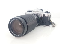 Canon AE-1 35mm Film Camera w/ Canon 70-210mm FD f/4 Zoom Lens