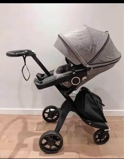 Neatly used STROKE STROLLER Very strong and durable. Am selling because am relocating. It has a dual...