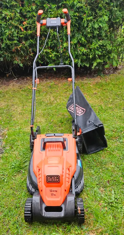 Black + Decker 17” electric lawn mower, View more