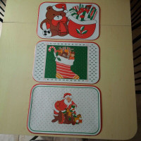 CHRISTMAS (PLASTIC) PLACEMATS