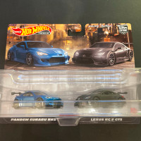 Hot Wheels CAR CULTURE 2 PACK SUBARU BRZ TOYOTA GR86 LEXUS RC F