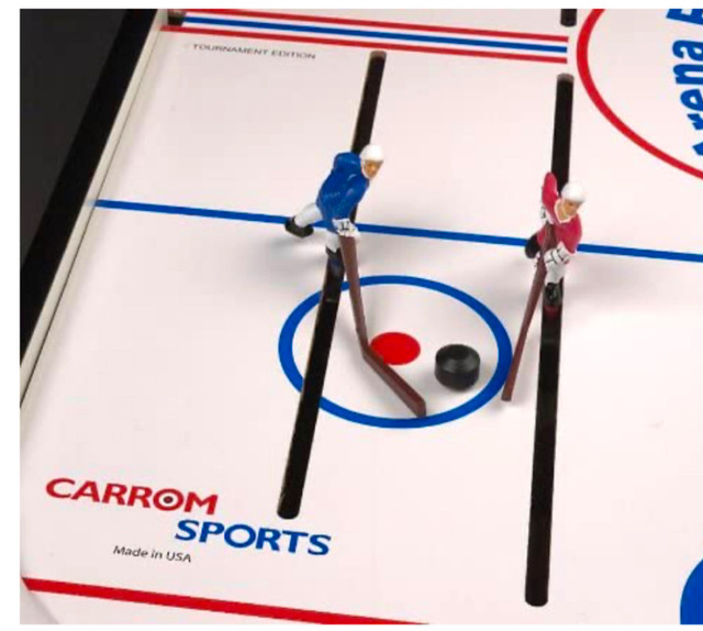 CARROM SUPER STICK HOCKEY TABLE BUBBLE/DOME HOCKEY Hockey Sarnia