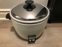 Vintage Large 10 cup Sanyo Rice Cooker Food Steamer Tested