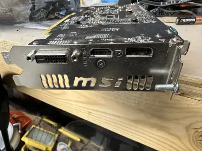 MSI GEFORCE 1060 6GB GPU, View more