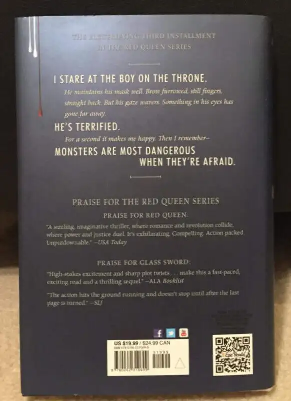 Victoria Aveyard 3-BOOK SERIES (NEW CONDITION) in Fiction in London - Image 5
