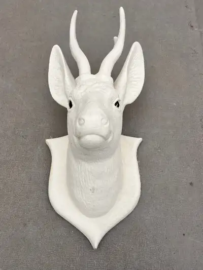 VINTAGE INSCHA DEKO GERMANY, DECORATIVE DEER HEAD, View more