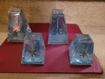 Snowflake Gel Candles, View more
