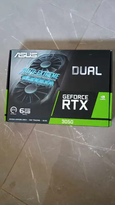 Brand new RTX 3050 graphics card. Purchased 2 months ago for a gaming PC build I planned but never c...