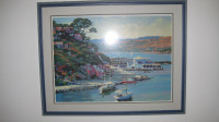 Poster - View of Sausalito, CA from S.Fran. Ferry 32.5"H x 42.5W