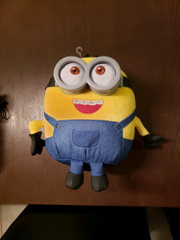 Like New Large Stuffed Minion Otto, Laughs and Chatters