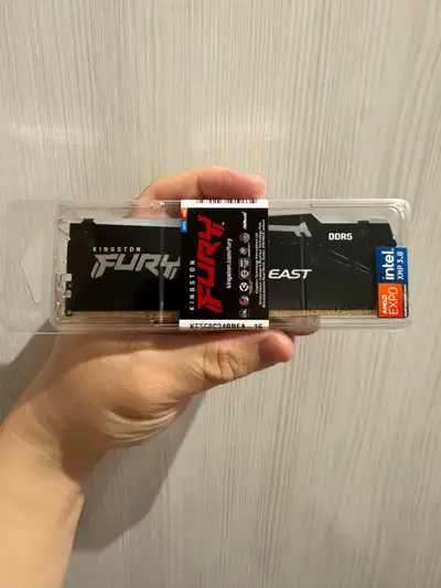 1 available Kingston Fury Beast Black RGB Expo 16GB 6800MT/s DDR, View more