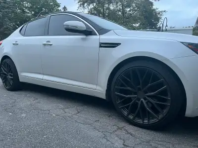 • 2013 Kia Optima • Winter tires on Rims included • Mileage 95,xxxKM • 7900 OBO • Not sure what it n...