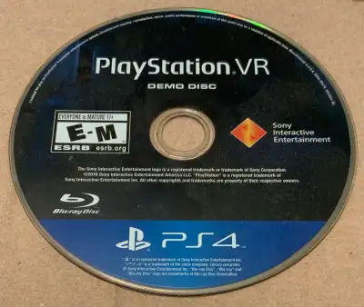 PS4 PlayStation VR Demo Disc, like new condition, disc only, View more
