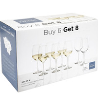 Set of 7 wine glasses/verre à vin schott zwiesel 