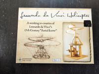 Leonardo Da Vinci Helicopter Kit - NEW in Sealed Box