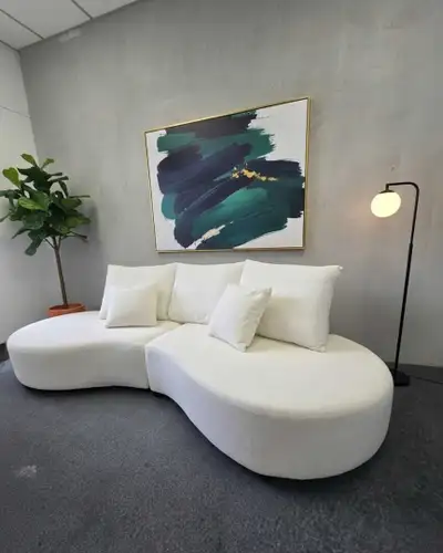 New curve sofa warehouse sale, View more