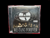 Wu-tang forever cd. No scratches. Case damaged but still usable.