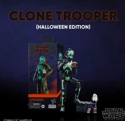 Star Wars Black Series Holiday Edition Clone Trooper figures, View more