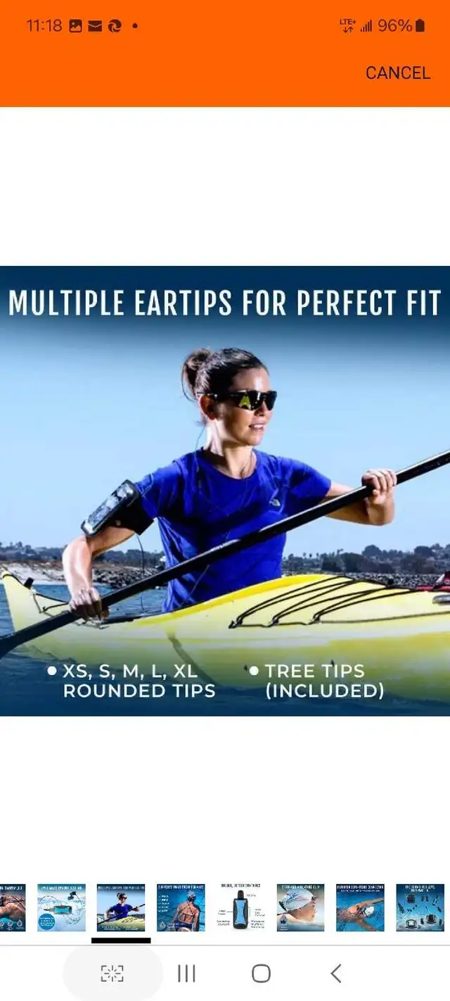 H2O Audio Stream 3 and Surge S+ Earbuds - Waterproof MP3 Player in Headphones in Markham / York Region - Image 4