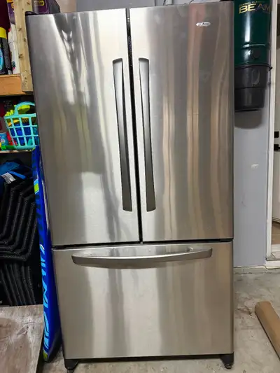 Amana Stainless Steel French Door Fridge and Freezer, View more