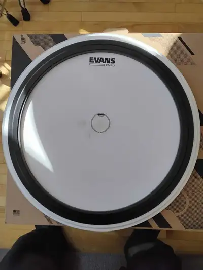 Evans EMAD Coated 22" Bass Drum Head, View more