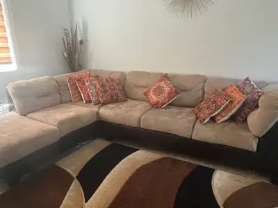 L shaped Sectional couch, View more