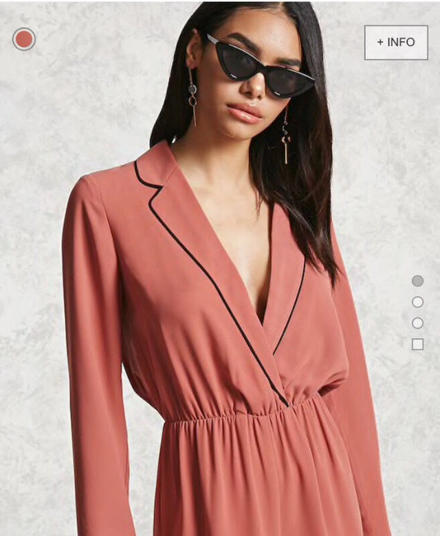 Pajama-Inspired Romper (Forever 21) in Women's - Other in City of Toronto - Image 3