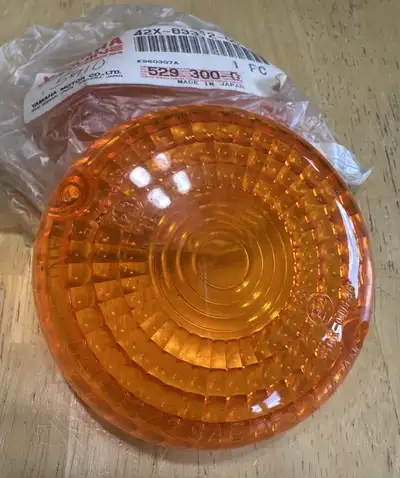 Yamaha Royal Star Venture amber flasher lens, lens gasket and lens rim. All are OEM, brand new in or...