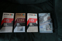 Lot of 3 VHS T-120 tapes & Head cleaner kit