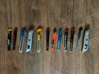 12 utility knives