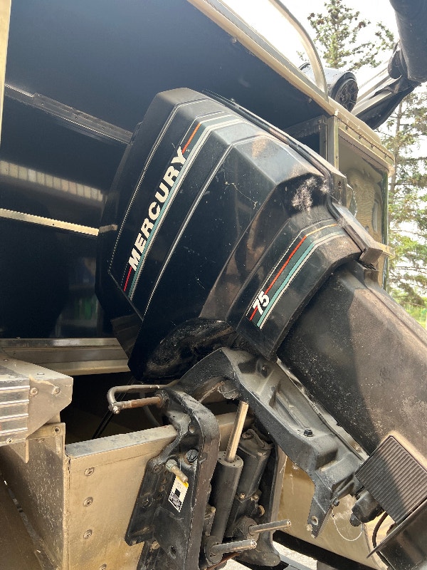 Pontoon boat for sale Powerboats & Motorboats Winnipeg Kijiji