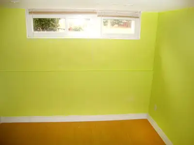 Bright, Renovated Basement Room with Parking for Rent
