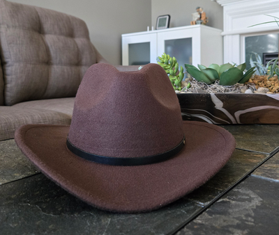 Western Cowboy Hat (Unisex) NEW – DARK BROWN Classic Hat Design, View more