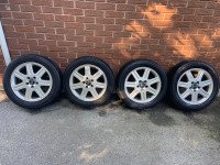 Volvo Rims with Yokohama  205 55R16 All Season Tires 