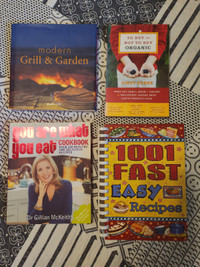 Recipe books (cook books) - ALL 4 for only $5