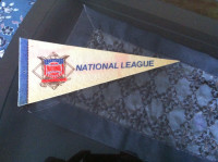 Vintage National League Mini Baseball Pennant