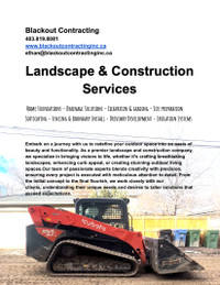 Landscape & Construction Services