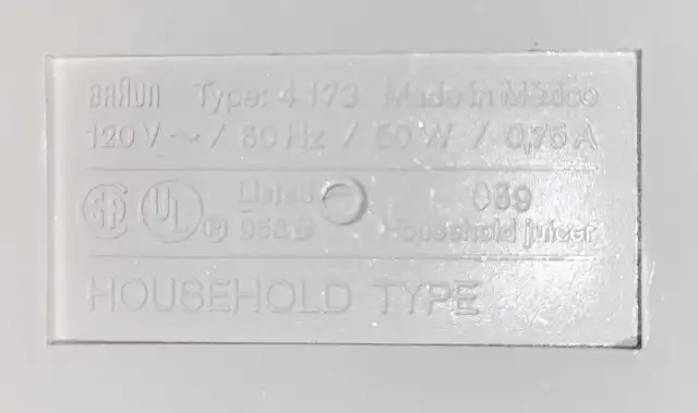 Vintage 80s Braun Electric Citrus Juicer in Processors, Blenders & Juicers in Kitchener / Waterloo - Image 6