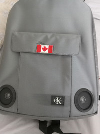 Backpack-NEW CALVIN KLEIN WITH BUILT-IN FEATURES, $45/$200 NEW