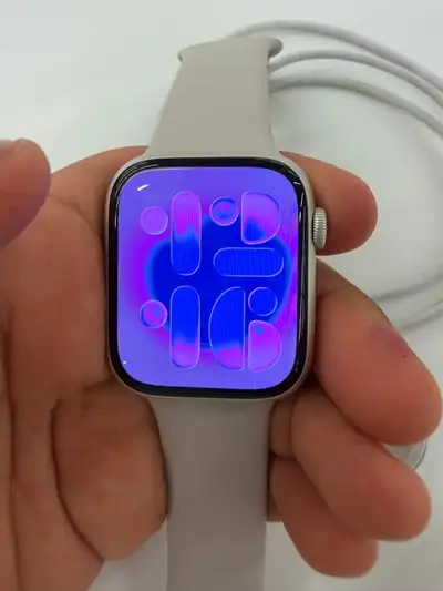 Apple watch series 7 45 mm cellular+gps 100% battery health with, View more