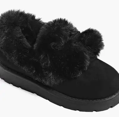 New Suede Slipper Boots, View more
