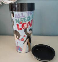Vintage The Beatles Yellow Sub All You Need Is Love Travel Mug