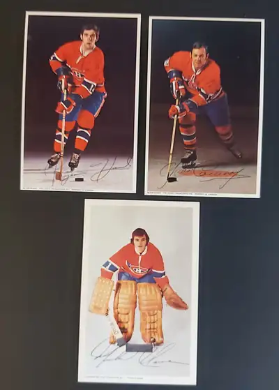 1970s Montreal Canadiens Team Issue Postcards Louiseville Sports, View more
