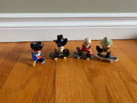 RareTech Deck Dudes Figures and Skateboards