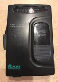 Optimus Sports SCP-79 AM/FM Stereo Radio Portable Cassette Playe