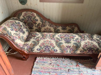 Wing chair recliner and small day bed
