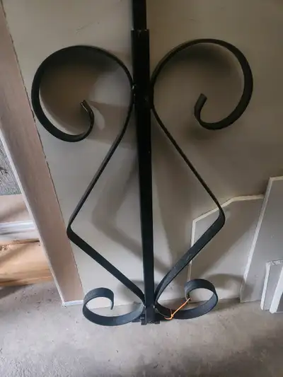 wrought iron window security bar, View more