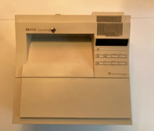 Vintage Laser Printer Hewlett Packard Printer 1994 Japan552492891709777923